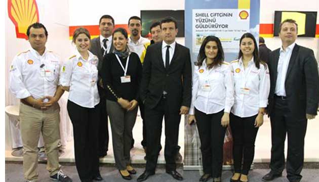 Shell Konya Tarm Fuarnda iftilerle Bulutu