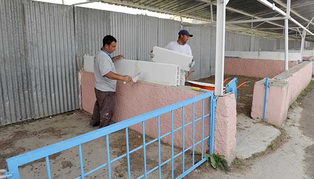 Mezbaha ve hayvan pazarnda bayram hazrl yaplyor