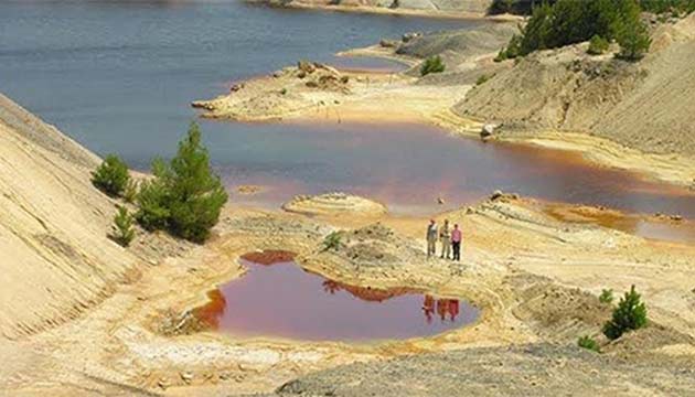 Kaz dalarnda asit glleri var