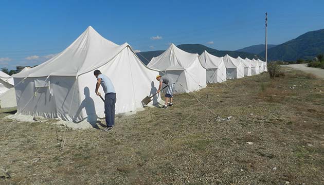 Dzcede Fndk ilerine 7 Blgede adr Kent Kuruluyor