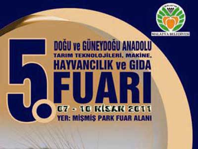 Malatya, 5. Doğu ve Güneydoğu Anadolu tarım teknolojileri, makine, hayvancılık ve ekipmanları ile gıda fuarı