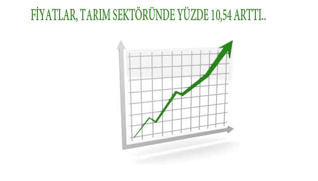 FYATLAR, TARIM SEKTRNDE YZDE 10,54 ARTTI..