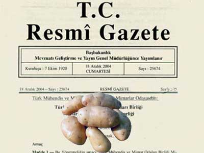 Ticari amal patateslerin izlenebilirlii ynetmeliinde deiiklik