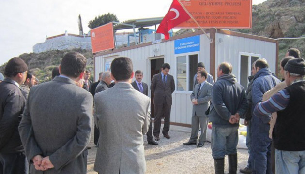 Bozcaadada Buz retim Ve Balk Muhafaza nitesi Ald
