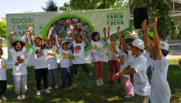 Minik rencilerde Tarm Kamp Heyecan