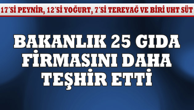 Bakanlk 25 firmay daha aklad