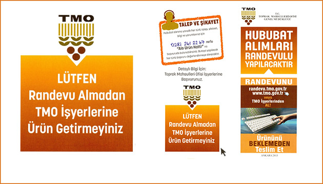 Hububat Almlarnda Tam Randevulu Sisteme Geildi, tmo,