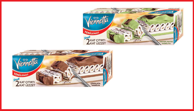 Algida, k lezzeti Viennetta, unutamayanlar iin yenilendi