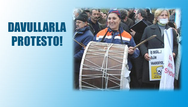 Termik Santrale Tenekeli Protesto