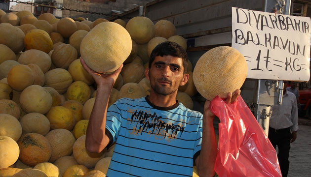 Ramazan Bereketi lk Gnde Kendini Gsterdi, kavun, diyarbakr kavunu