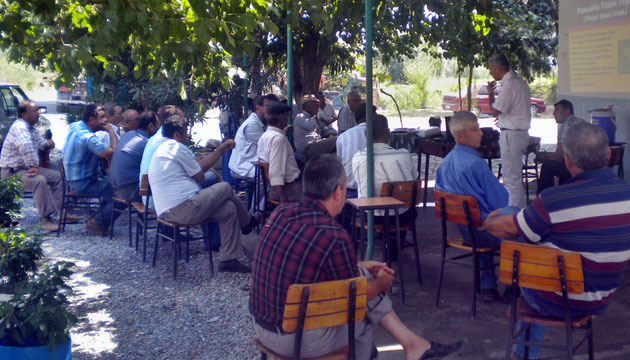 Skenin Kylerinde Tarmsal Bilgilendirme Toplantlar Devam Ediyor
