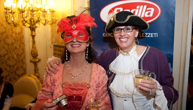 Geleneksel Venedik Karnavalnda Barilla Lezzeti