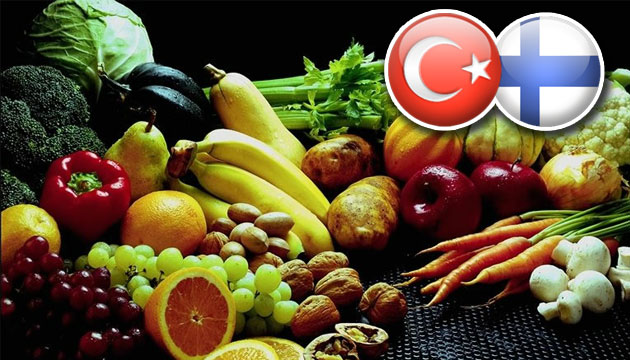 Finlandiyallar, Trk ya meyve ve sebzesiyle tanacak 