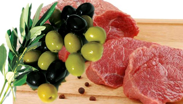 zeytin ve et