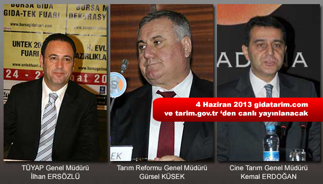 kemal erdoan, ilhan erszl, grsel ksek, tarm, biliim, gda tarm, kongre