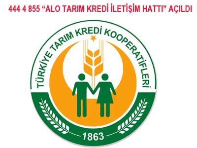 444 4 855 Alo tarm kredi iletiim hatt ald