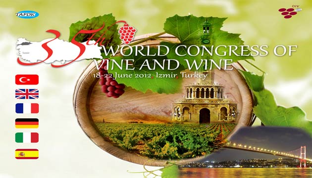 world congress of vine and wine, TAPDK, Dnya arap Kongresine hazrlanyor